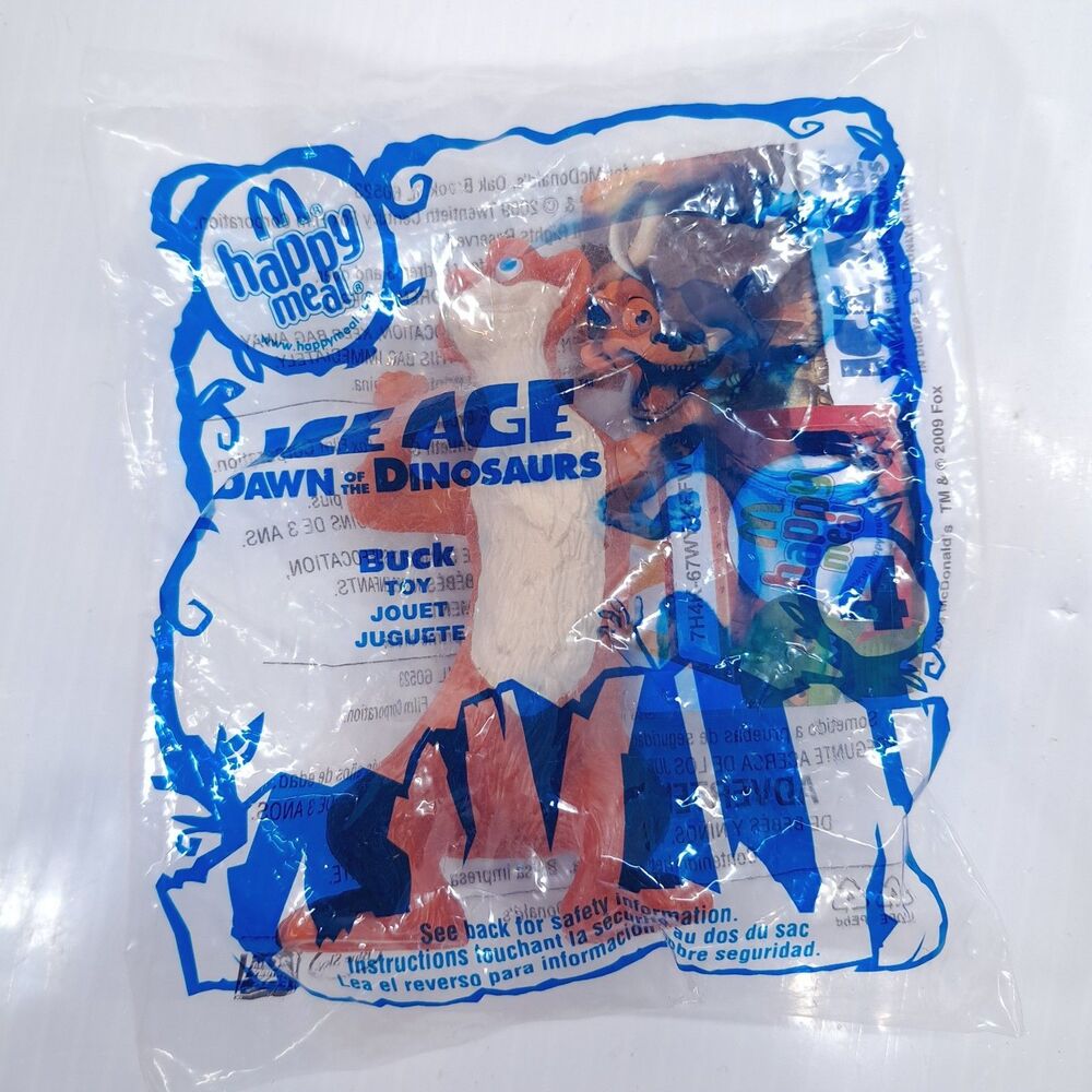 NEW McDonalds Happy Meal Toy Ice Age Dawn Of The Dinosaurs BUCK #4 2009 READ
